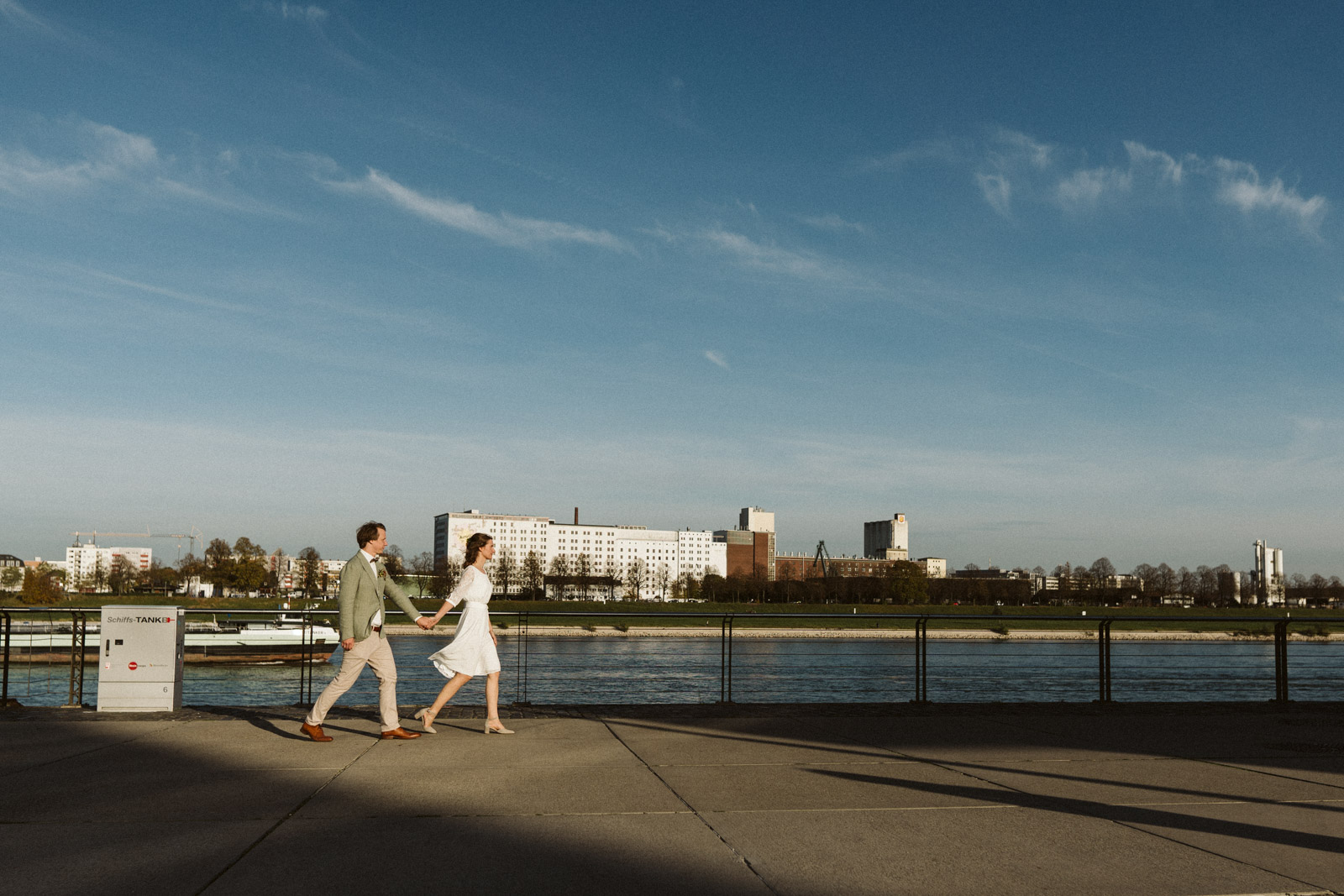 Hochzeitspaar Rhein